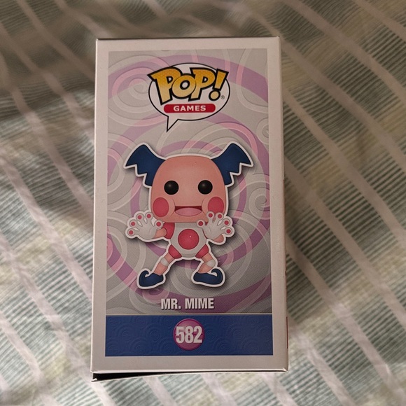 Funko Mr. Mime Vinyl Figure with Blue and Pink Accents - Picture 2 of 4